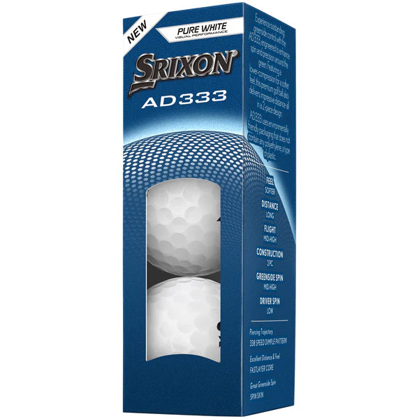 Srixon AD333 White Golf Balls (12)