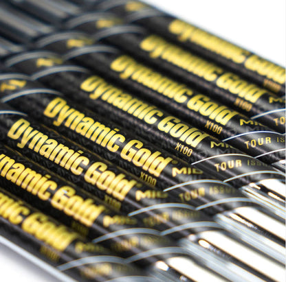 Dynamic Gold Tour Issue MID 130 Iron Set (4-pw) .355" Taper