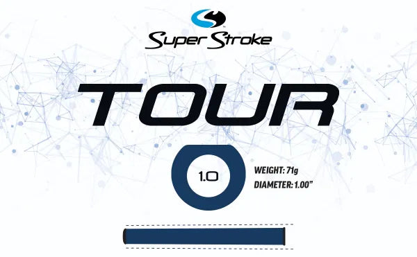 SuperStroke ZENERGY 1.0 Golf Putter Grip Black/White