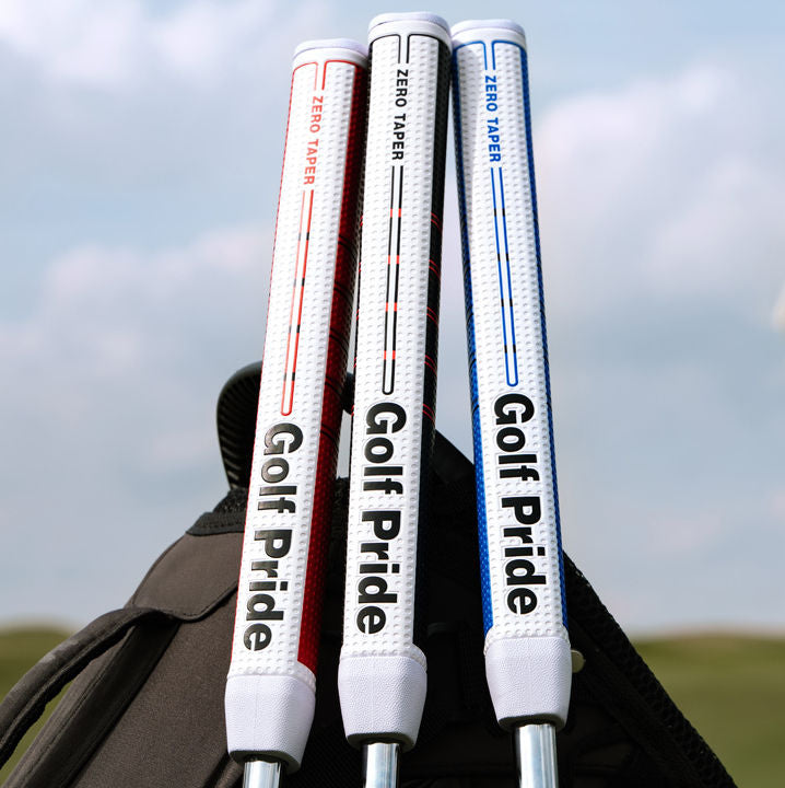 Golf Pride Zero Taper Large Putter Grip (Black/White/Red)