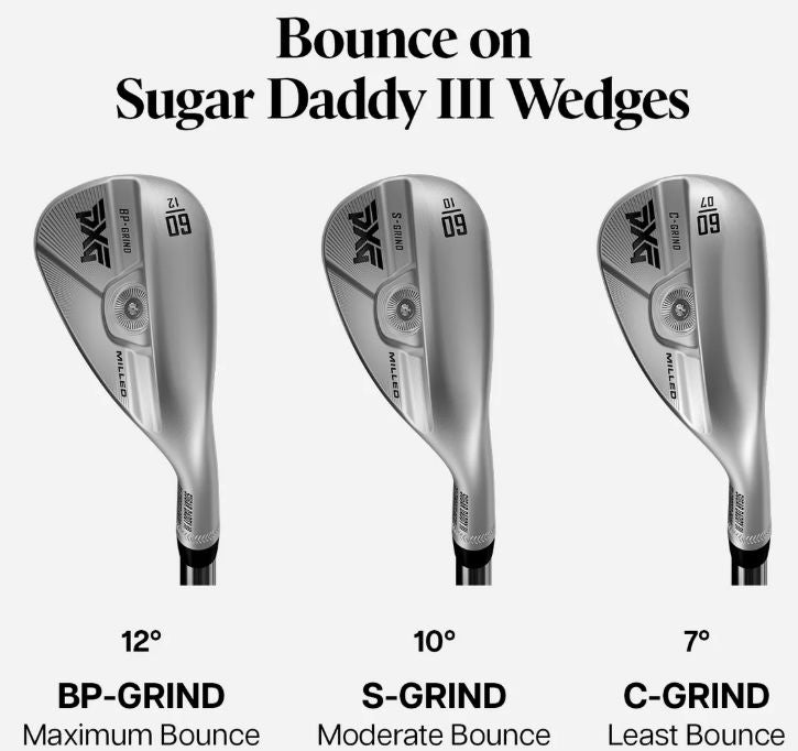 PXG 0311 SUGAR DADDY III MILLED WEDGE (Chrome)