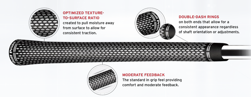 Golf Pride Tour Velvet 360 White Midsize 60 Round