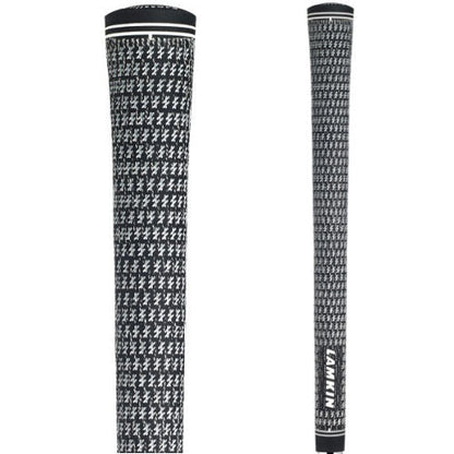 Lamkin Crossline Cord Black/White Standard 58 Ribbed