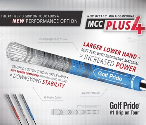 Golf Pride Multi Compound Plus4 Standard Red