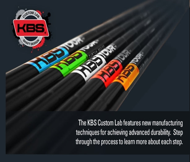 KBS Tour Custom Pearl Black Wedge Shaft .355" Taper White Label