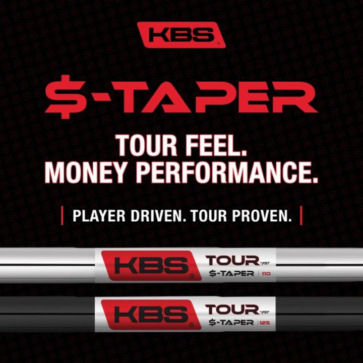 KBS Tour $-Taper (4-PW) BLACK PVD .355" Taper