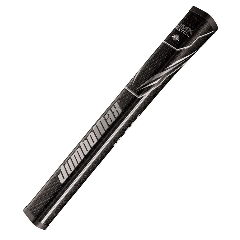 JumboMax JMX Pistol XL Putter Grip (Black/Silver)