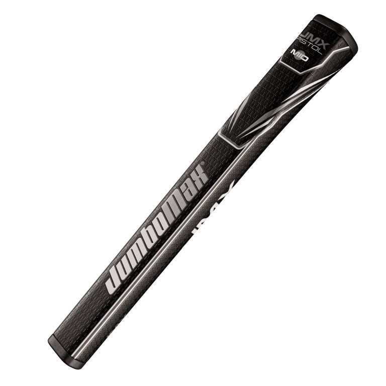 JumboMax JMX Pistol Mid Putter Grip (Black/Silver)