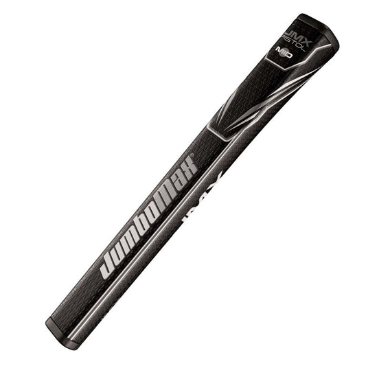 JumboMax JMX Pistol Mid Putter Grip (Black/Silver)