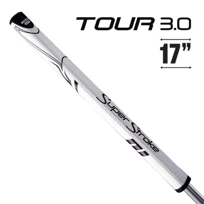 SuperStroke ZENERGY TOUR 3.0 17" Golf Putter Grip White/Black