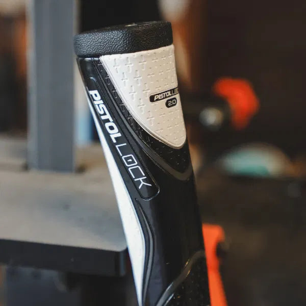 SuperStroke ZENERGY Pistol Lock 2.0 Golf Putter Grip Black/White