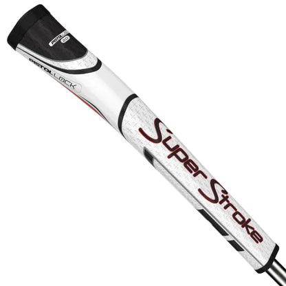 SuperStroke ZENERGY Pistol Lock 2.0 Golf Putter Grip White/Red