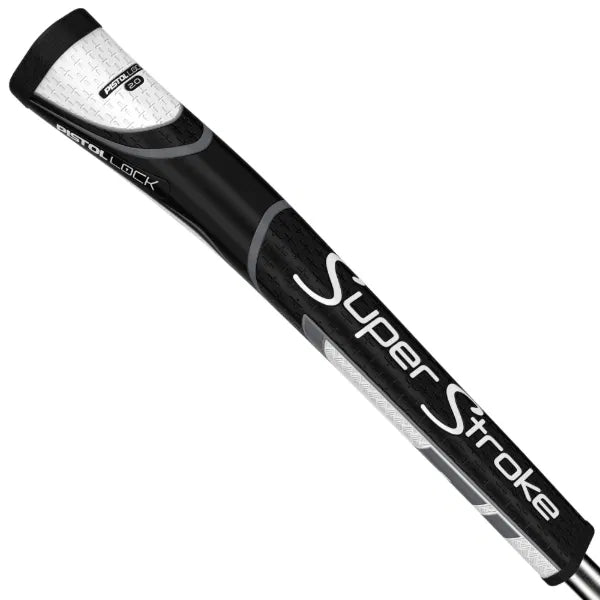 SuperStroke ZENERGY Pistol Lock 2.0 Golf Putter Grip Black/White