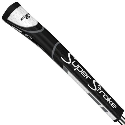 SuperStroke ZENERGY Pistol Lock 2.0 Golf Putter Grip Black/White