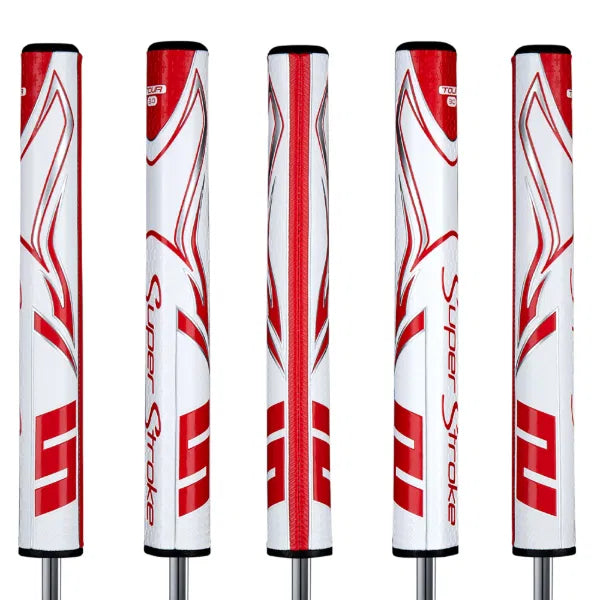 SuperStroke ZENERGY 3.0 Golf Putter Grip White/Red