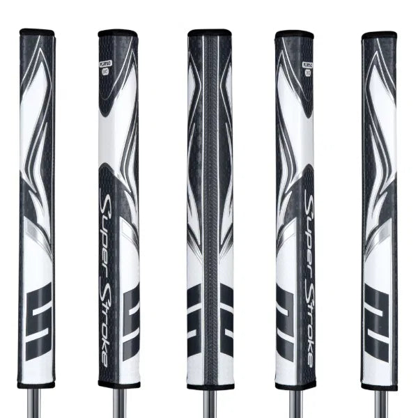 SuperStroke ZENERGY Flatso 3.0 Golf Putter Grip Black/White