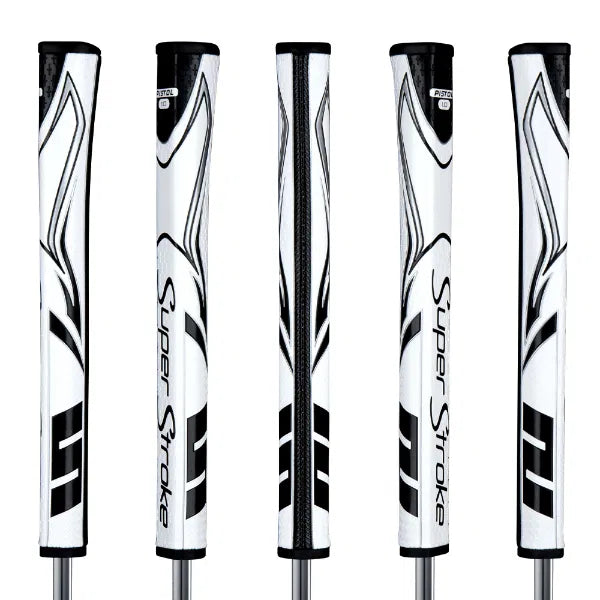 SuperStroke ZENERGY Pistol 1.0 Golf Putter Grip White/Black