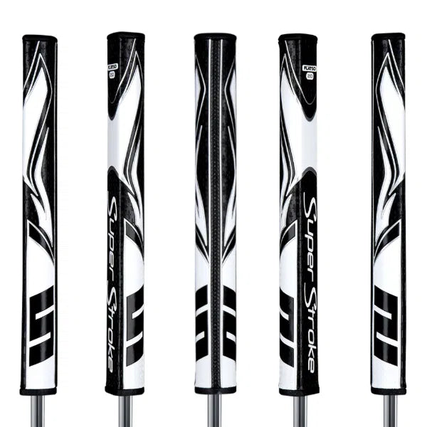 SuperStroke ZENERGY Flatso 2.0 Golf Putter Grip Black/White