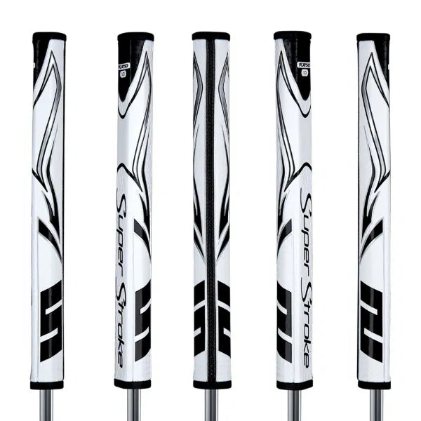 SuperStroke ZENERGY Flatso 1.0 Golf Putter Grip White/Black