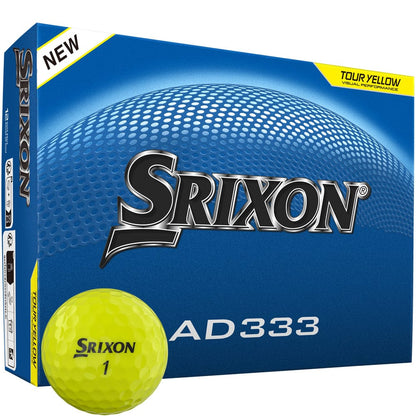 Srixon AD333 Tour Yellow Golf Balls (12)