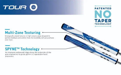 SuperStroke ZENERGY 1.0 Golf Putter Grip Blue/White