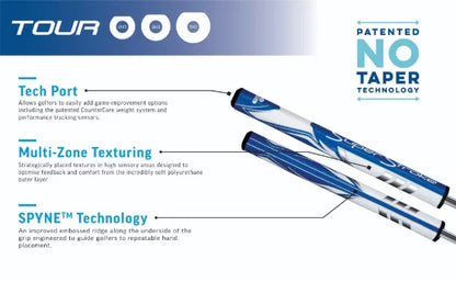 SuperStroke ZENERGY 5.0 Golf Putter Grip White/Green