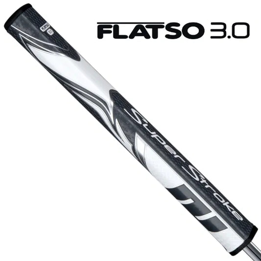 SuperStroke ZENERGY Flatso 3.0 Golf Putter Grip Black/White