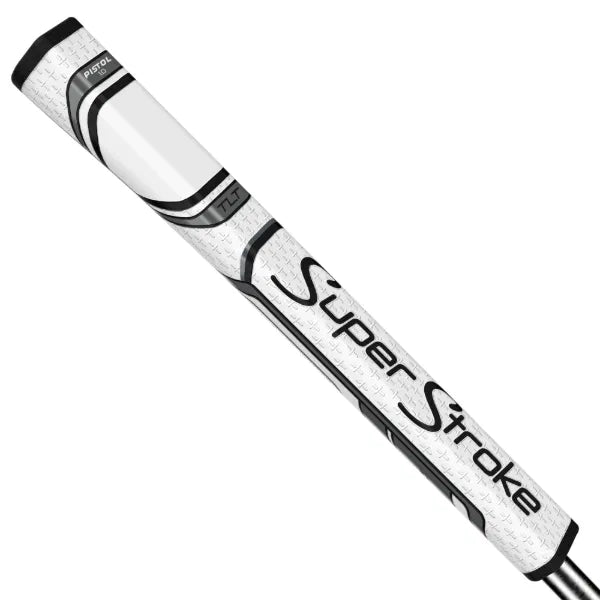 SuperStroke ZENERGY TLT OFF-AXIS Pistol 2.0 Putter Grip White/Silver (RH)