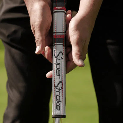 SuperStroke ZENERGY TLT OFF-AXIS Pistol 2.0 Putter Grip White/Silver (RH)