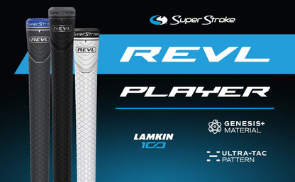 SuperStroke REVL Players Non Cord Midsize 60 Round (Grey/Blue)