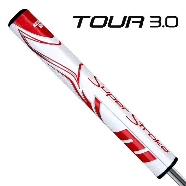 SuperStroke ZENERGY 3.0 Golf Putter Grip White/Red