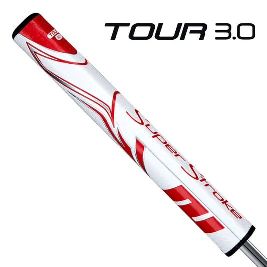 SuperStroke ZENERGY 3.0 Golf Putter Grip White/Red