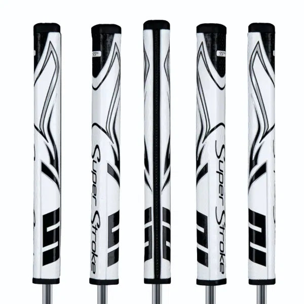 SuperStroke ZENERGY SS2R Squared Golf Putter Grip White/Black