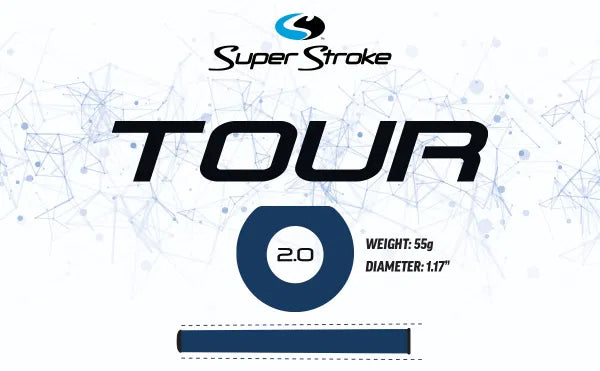 SuperStroke ZENERGY 2.0 Golf Putter Grip White/Black