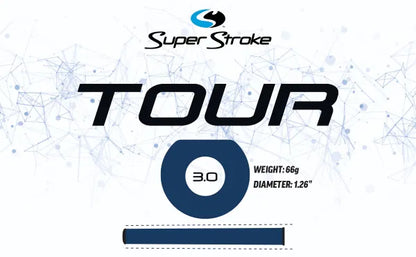 SuperStroke ZENERGY 3.0 Golf Putter Grip White/Red