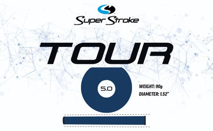 SuperStroke ZENERGY 5.0 Golf Putter Grip White/Green