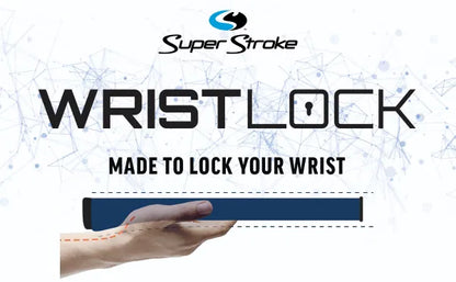 SuperStroke ZENERGY WristLock Golf Putter Grip White/Blue