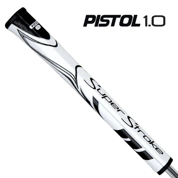 SuperStroke ZENERGY Pistol 1.0 Golf Putter Grip White/Black