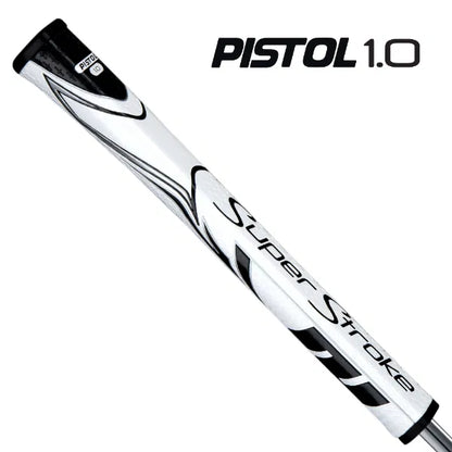 SuperStroke ZENERGY Pistol 1.0 Golf Putter Grip White/Black