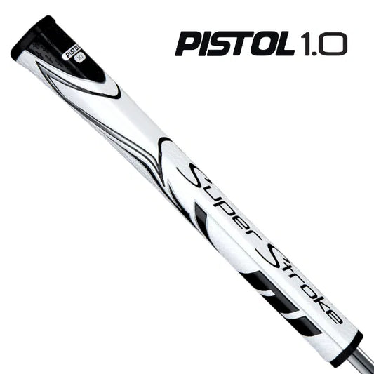SuperStroke ZENERGY Pistol 1.0 Golf Putter Grip White/Black
