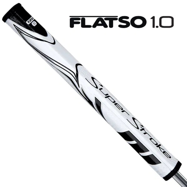 SuperStroke ZENERGY Flatso 1.0 Golf Putter Grip White/Black