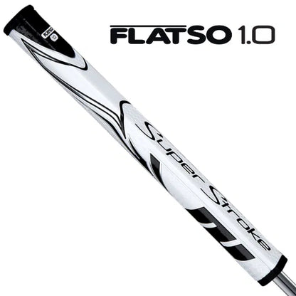 SuperStroke ZENERGY Flatso 1.0 Golf Putter Grip White/Black