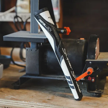 SuperStroke ZENERGY Pistol Lock 2.0 Golf Putter Grip Black/White