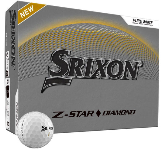 Srixon Z-Star Diamond White Golf Balls (12)