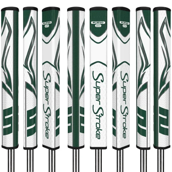 SuperStroke ZENERGY Flatso 2.0 Golf Putter Grip White/Green