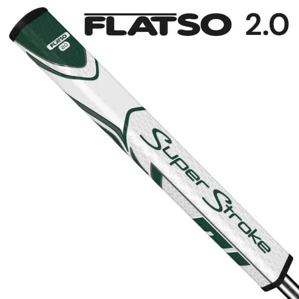 SuperStroke ZENERGY Flatso 2.0 Golf Putter Grip White/Green
