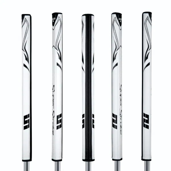 SuperStroke ZENERGY FLATSO 17" Golf Putter Grip White/Black