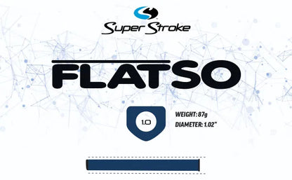 SuperStroke ZENERGY Flatso 1.0 Golf Putter Grip White/Black