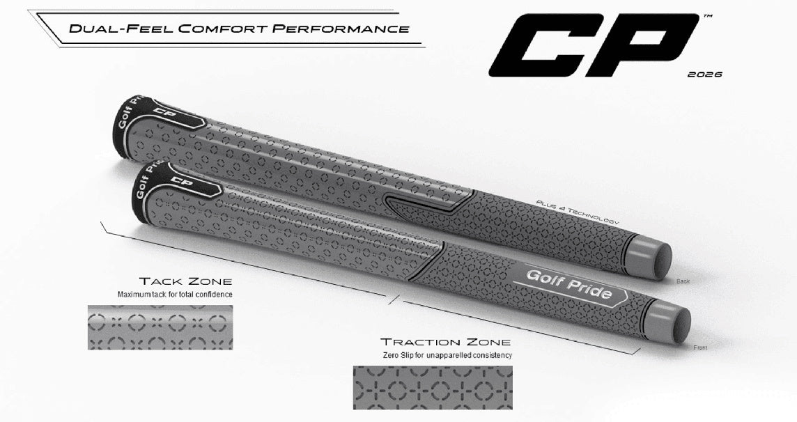 Golf Pride CP Plus4 Standard 60 Round Grey/Black
