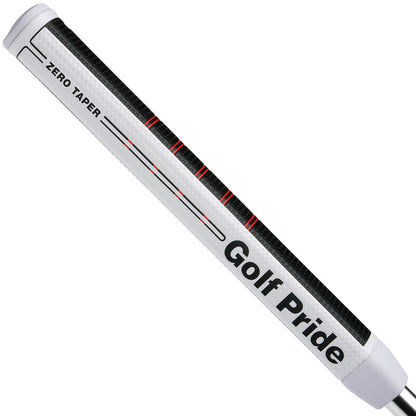 Golf Pride Zero Taper Medium Putter Grip (Black/White/Red)